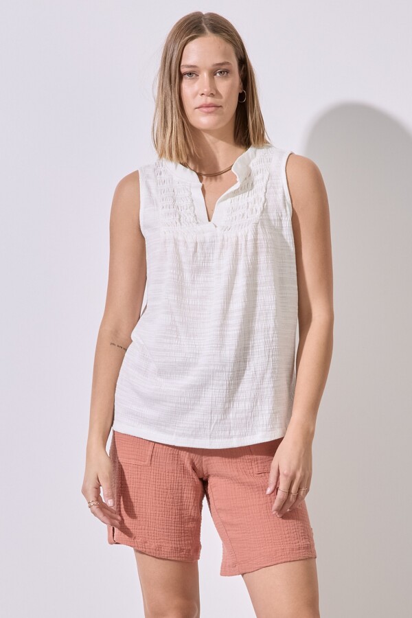 Musculosa Frunces CRUDO