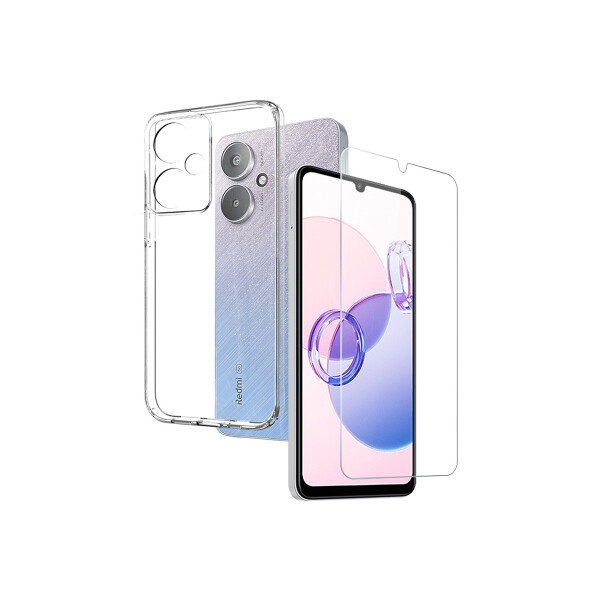 Protector + vidrio templado para Xiaomi Redmi 13C 5G Protector + Vidrio Templado Para Xiaomi Redmi 13c 5g