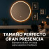 Espejo Redondo Baño Táctil 3 Modos Luz Retroiluminado 60 Cm Circular