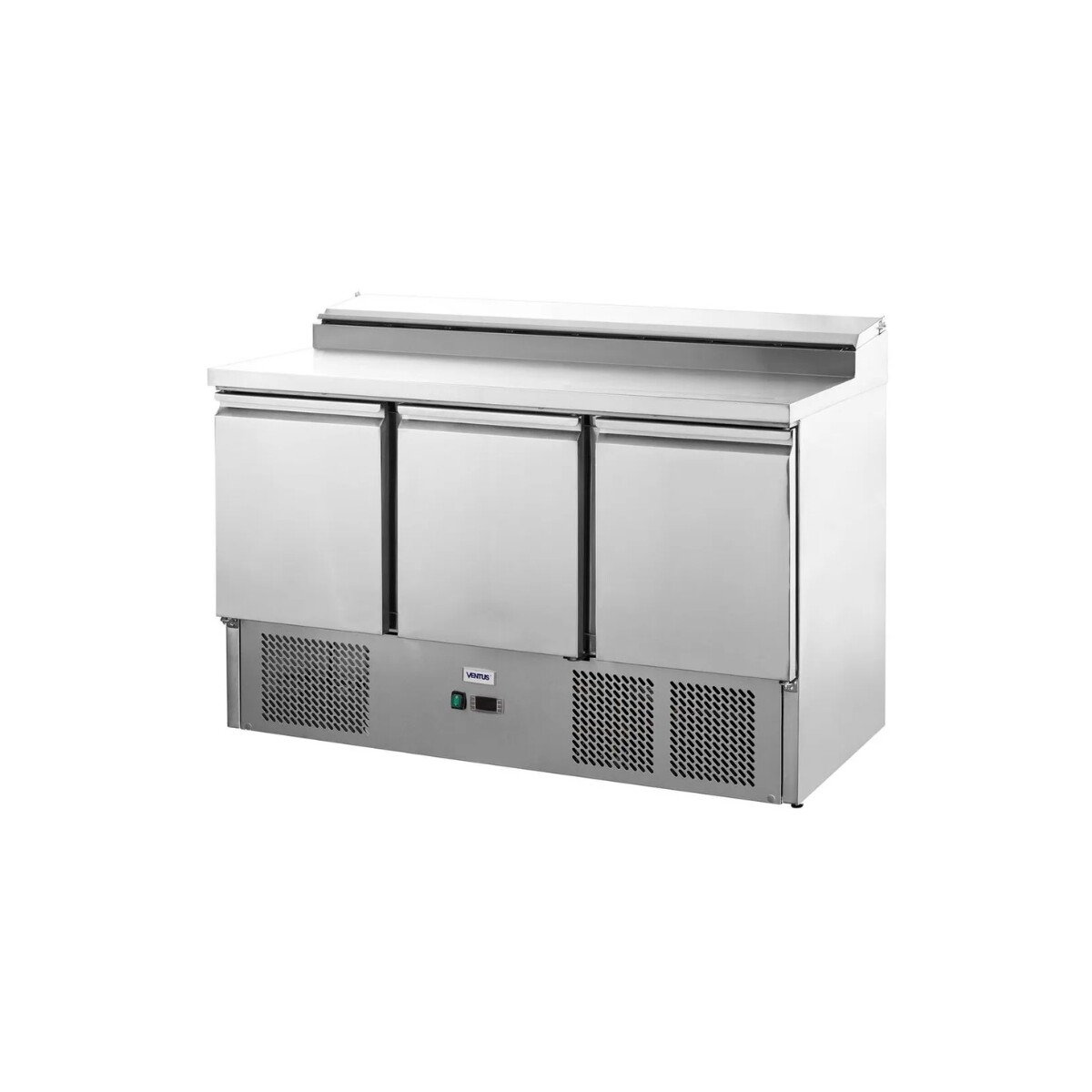 Heladera Bajo Mesada con Topinera 3 Puertas 