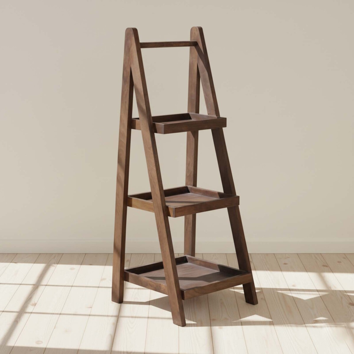 ESTANTERÍA BIBLIOTECA - MADERA-DE-MANGO MARRON FARM HOUSE CASTAÑO 