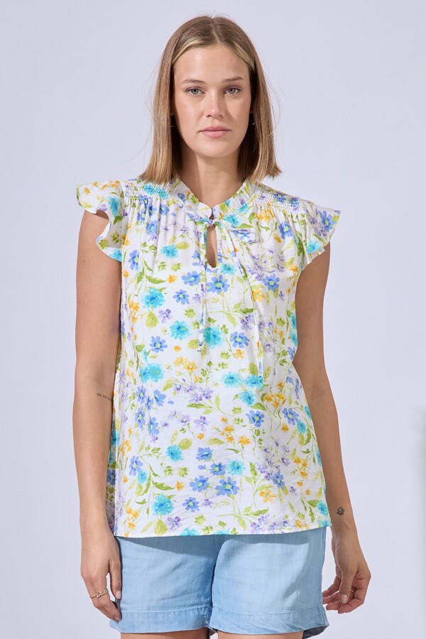 Blusa Spring MULTI/AZUL