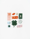 Rega Varios Plancha De Stickers Lucky - Combinacion Multicolor
