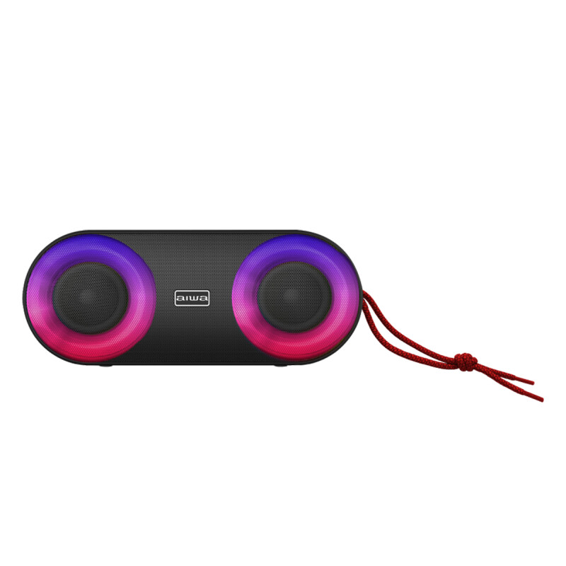 Parlante Bluetooth Waterproof con Frente LED 2X5W | AIWA Parlante Bluetooth Waterproof con Frente LED 2X5W | AIWA