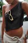 Diagonal Top Negro