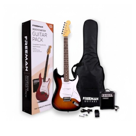 Pack Guitarra Eléctrica Freeman E01 Strat Sunburst Pack Guitarra Eléctrica Freeman E01 Strat Sunburst