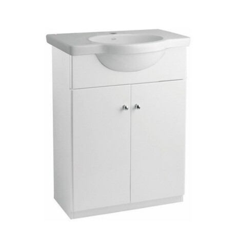 MUEBLE BAÑO BLANCO 64 CM CON MESADA MOD. VENECIA - FERRUM MUEBLE BAÑO BLANCO 64 CM CON MESADA MOD. VENECIA - FERRUM