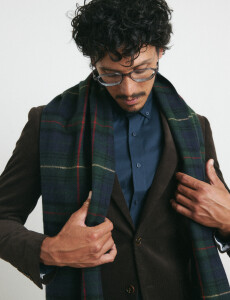 700893 BUFANDA HARRINGTON LABEL Verde