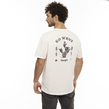Remera Wrangler de Hombre - T-SHIRT FASHION - W73KN00WHT ELD