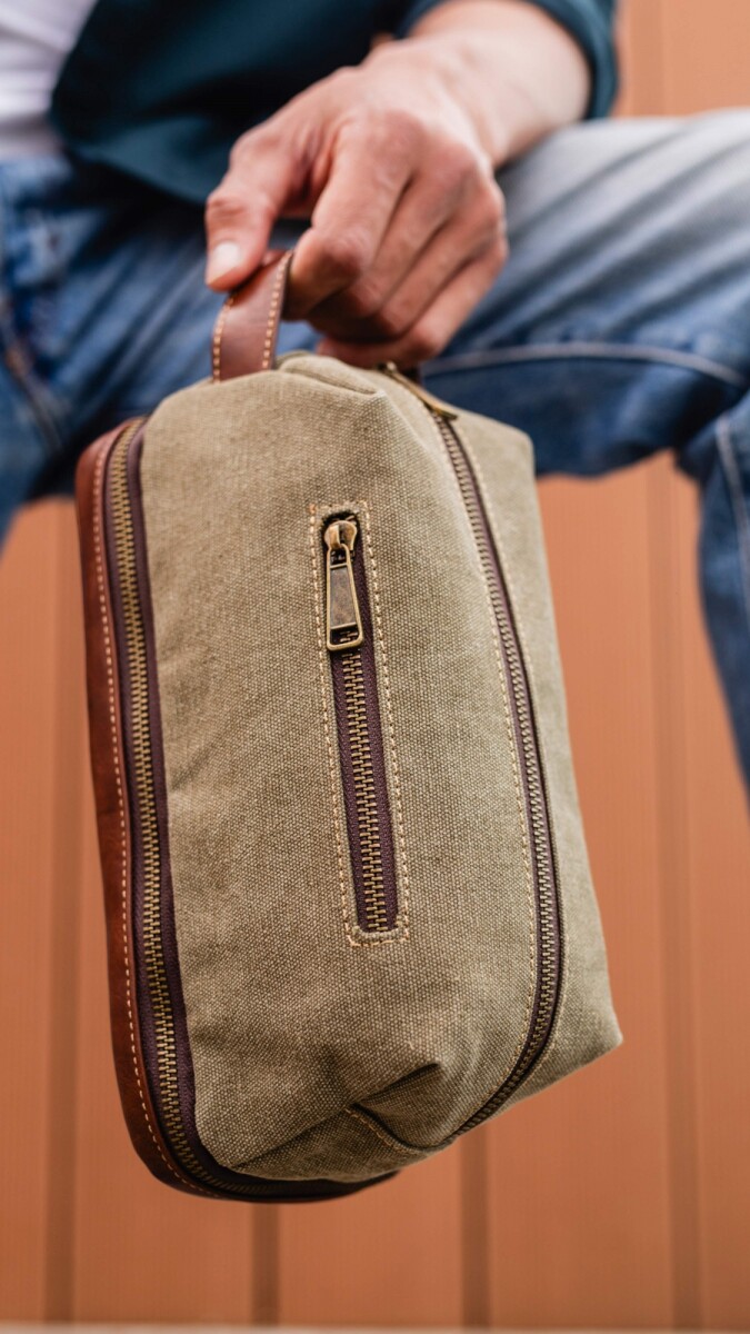 NECESER NERO CANVAS - VERDE 