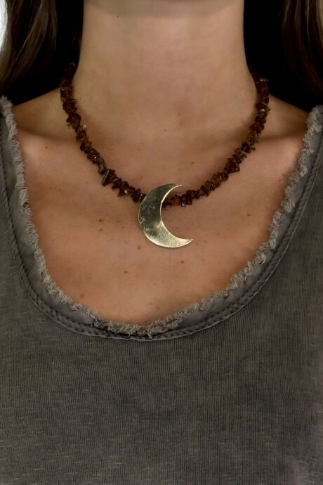 COLLAR LUNELLA Caramelo