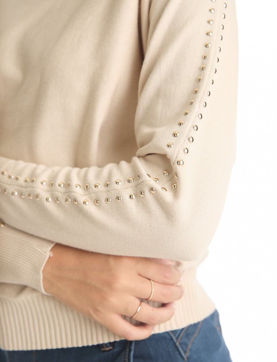 Buzo Dolman Tachas - Beige 