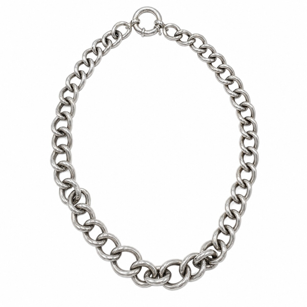 cadena force oval - Plata 925 - Sin Piedra - CD3550 - sinpiedra 