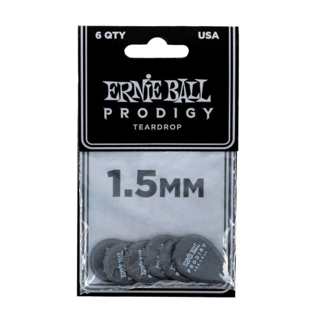 Pack Pua Guitarra Ernie Ball P09330 Prodigy Teardrop 1.5mm 6pcs