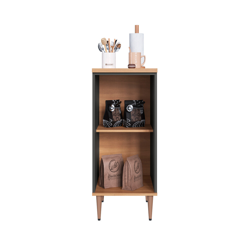 Módulo bajo ALICE 0,40 m, 1 puerta, color Grafito Módulo Bajo Alice 0,40 M, 1 Puerta, Color Grafito