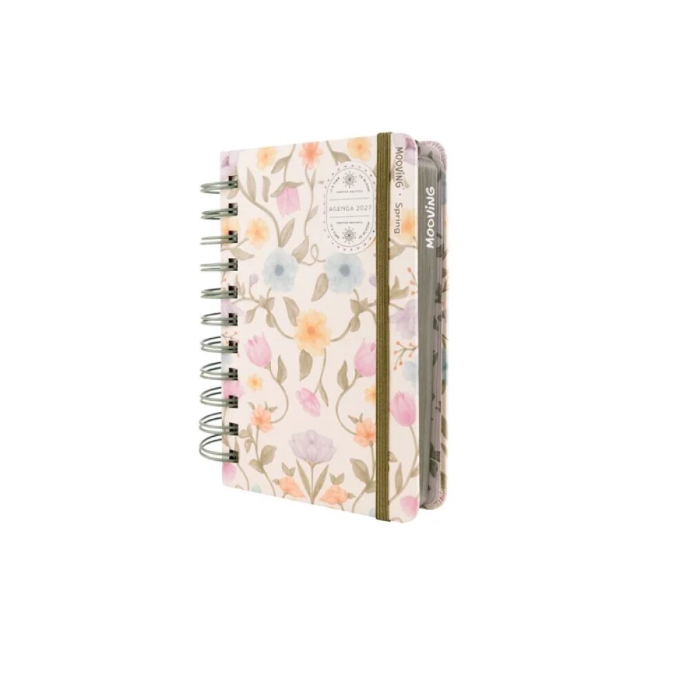 Agenda Mooving Spring 2027 Diaria Con Espiral AGENDA MOOVING SPRING 2027 DIARIA CON ESPIRAL