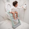 Reductor de inodoro con escalera set entrenamiento Kikkaboo gris Reductor de inodoro con escalera set entrenamiento Kikkaboo gris