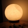 Lámpara de Sal del Himalaya Esfera Blanca 3-4 kg Lámpara de Sal del Himalaya Esfera Blanca 3-4 kg