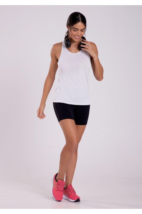 MUSCULOSA LISA BÁSICA BLANCO