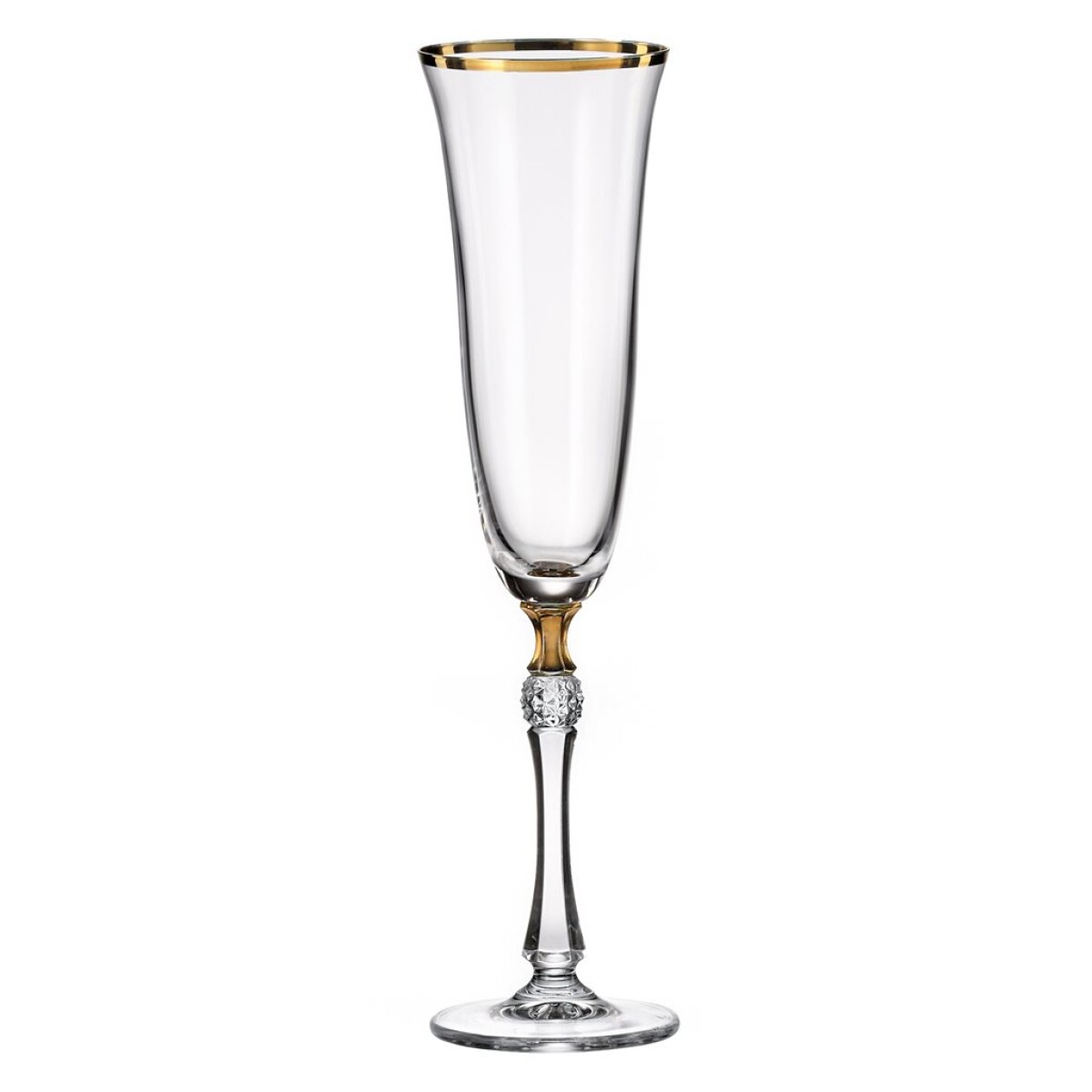 SET X6 COPA CHAMPAGNE 190ML PARUS B.DORADO BOHEMIA 
