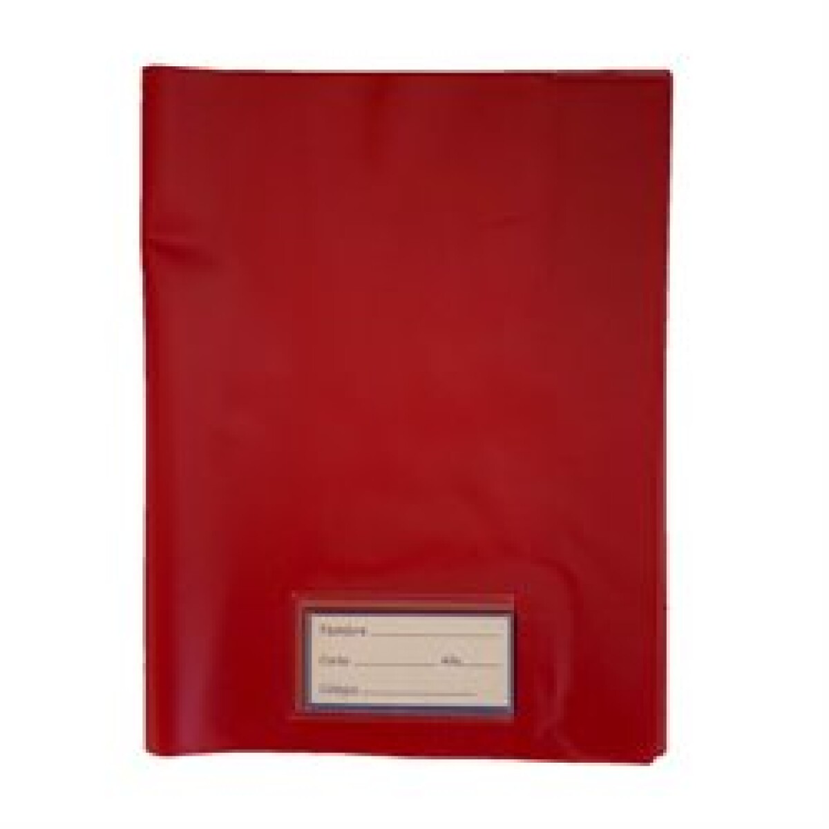 Forro Para Cuaderno Teoría+ Rojo 