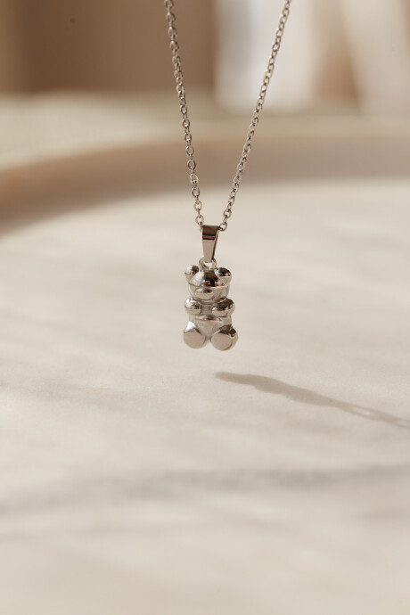 COLLAR TEDDY SILVER