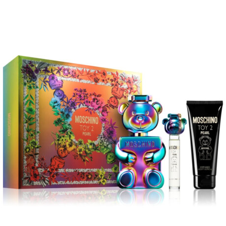 Cofre Moschino Perfume Toy 2 Pearl EDP 100ml + Body Lotion 100ml + Travel Size10ml Cofre Moschino Perfume Toy 2 Pearl EDP 100ml + Body Lotion 100ml + Travel Size10ml