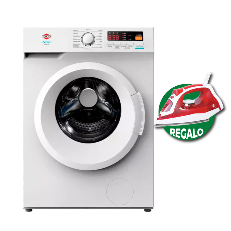 Lavarropas Automática Tokyo 8 kg Cecilia Inverter Carga Frontal Lavarropas Automática Tokyo 8 kg Cecilia Inverter Carga Frontal