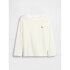 V-AUG BF LS TOP NEW OFF WHITE