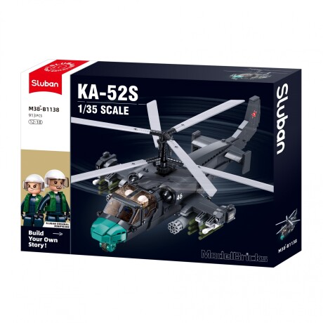 Bloques de Construcción Sluban Helicóptero 913 Piezas 001