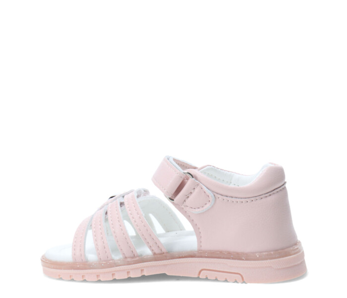 Sandalia CUORE con detalle de corazon en capellada Pink