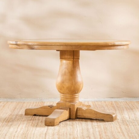 Mesa De Comedor Lena Teca 120 Cm Mesa De Comedor Lena Teca 120 Cm