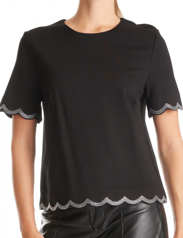 Blusa Strass NEGRO