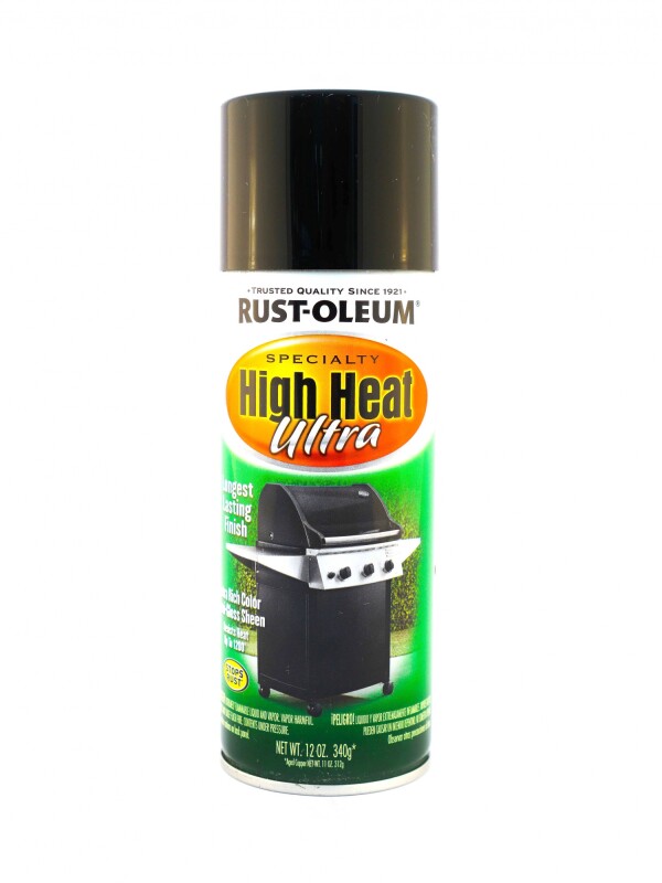 AEROSOL RUST OLEUM ALTA-TEMPERATURA ULTRA NEGRO-340GRS N/A