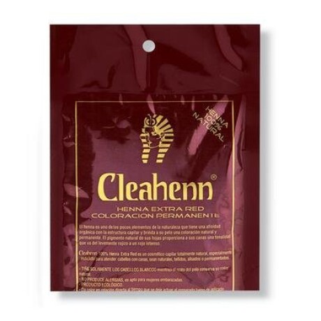 COLORACION NATURAL HENNA CLEAHENN EXTRA RED COLORACION NATURAL HENNA CLEAHENN EXTRA RED