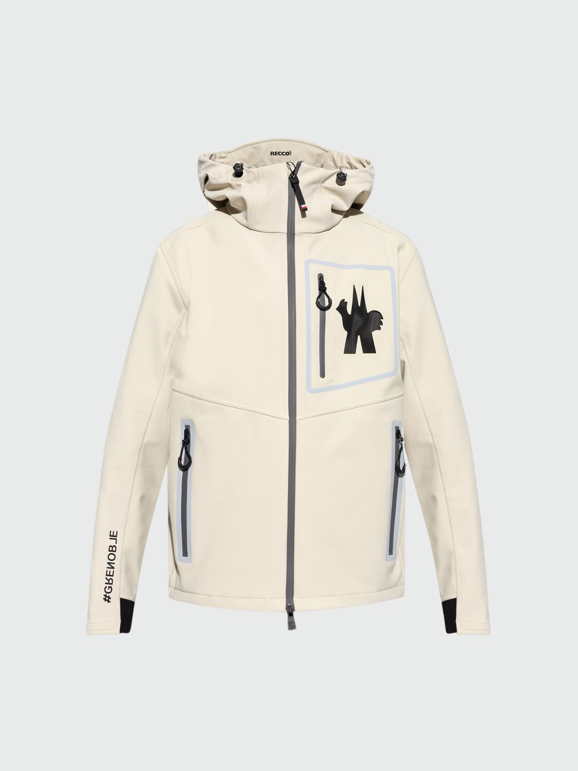 Moncler - Chaqueta con capucha, Cormet Beige