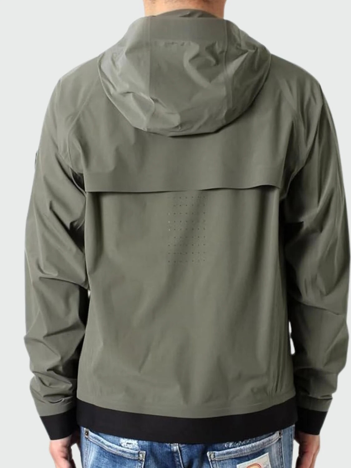 Moncler - Chaqueta rompevientos con capucha, KURZ Gris