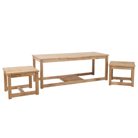 MESA RATONA CENTRAL MADERA NATURAL-BEIGE MONTANA NATURAL