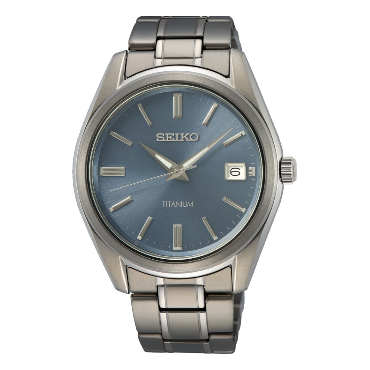 Reloj Seiko Sur371p1 Para Hombre Con Correa De Titanio 