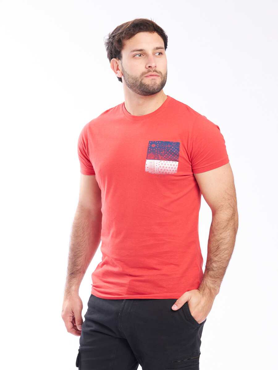 T-SHIRT VIERA 409 - Rojo 