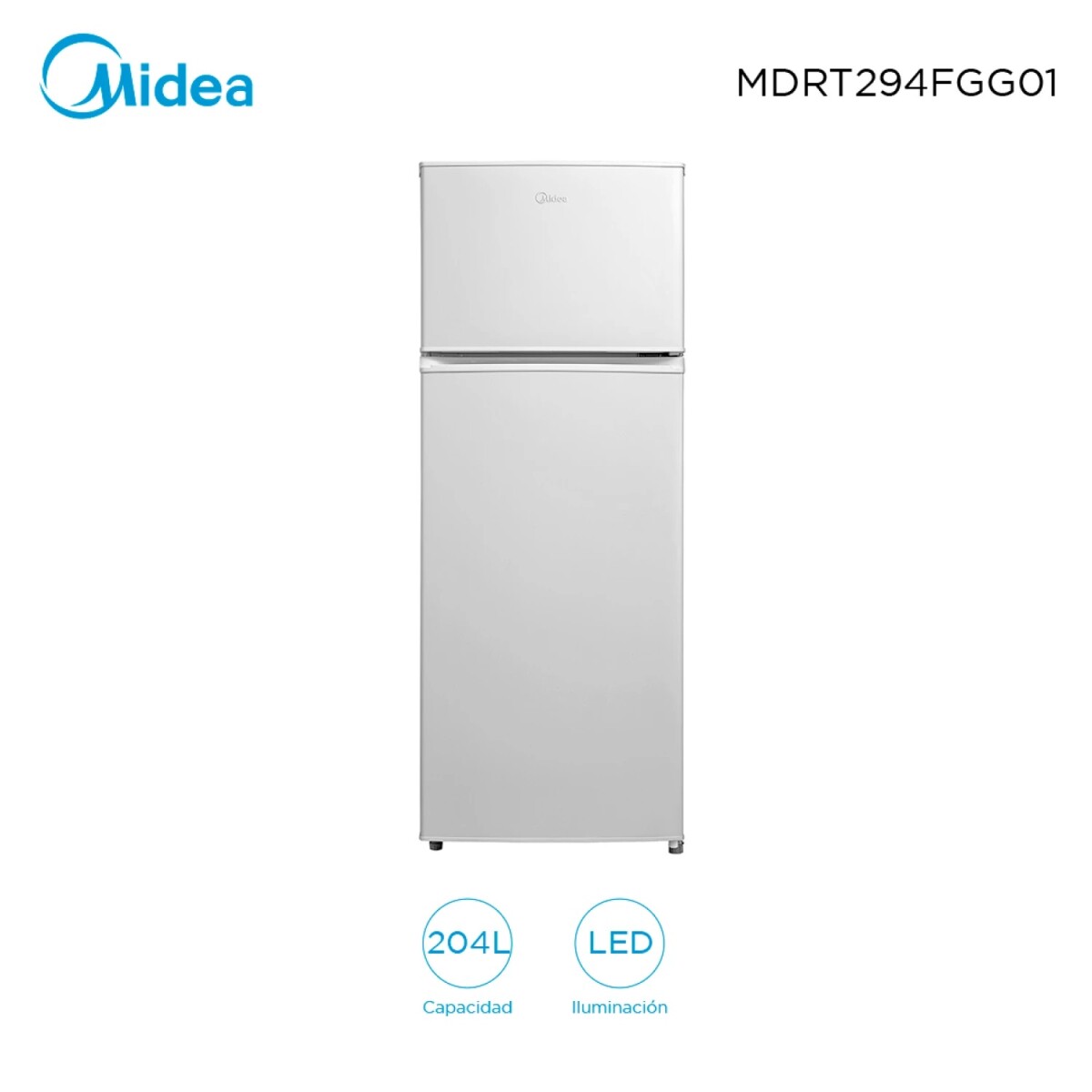 Refrigerador MIDEA MDRT294FGG01 Capacidad 204 Lt Frío Húmedo 