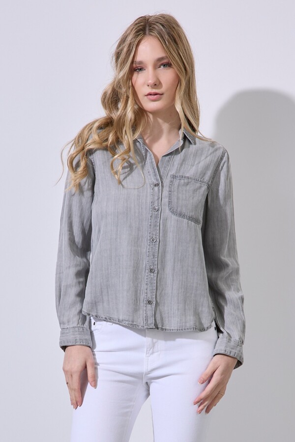 Camisa Tencel GRIS