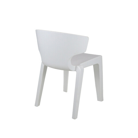 Silla apilable blanca "MARYLIN" TD0560