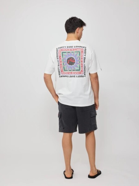 T-SHIRT RUSTY ILKIAN BLANCO