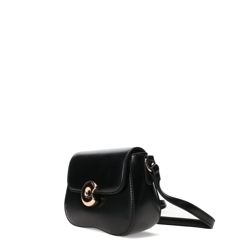 Cartera Miss Carol Lera Con Asa Larga Negro