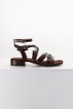 SANDALIA MONACO MARRON