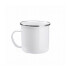 Taza metalica color blanco 350ml Taza Metalica Color Blanco 350ml