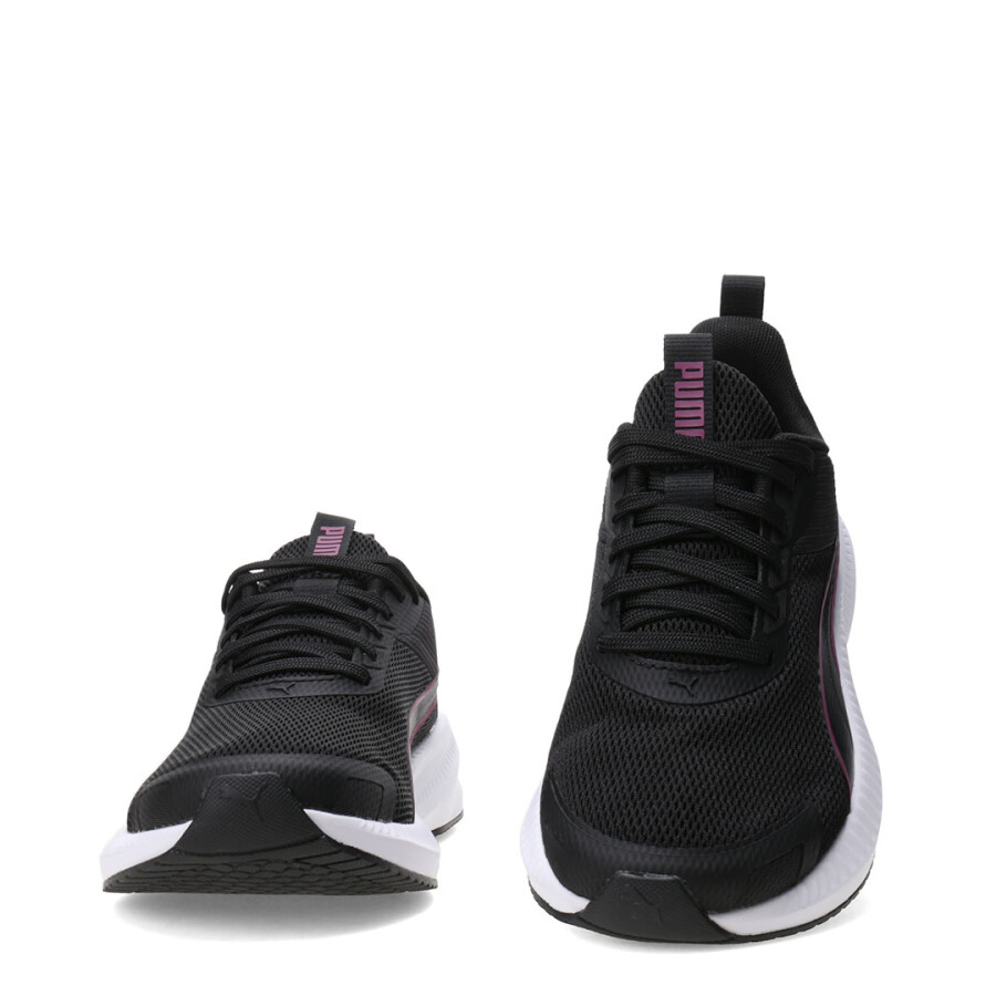 Championes de Niña Puma Flyer Lite 4 Junior Negro - Violeta
