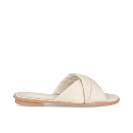 SANDALIAS VENET - CUERO AMANI BLANCO