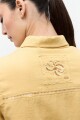Chaqueta lino con vainillas maiz